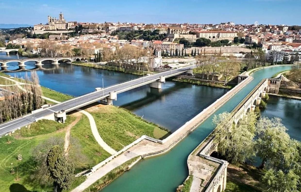 Arcole 5 - Jolie Appartement Centre Ville De Beziers Avec Garage- Wifi -Tv Connectee Exteriör bild